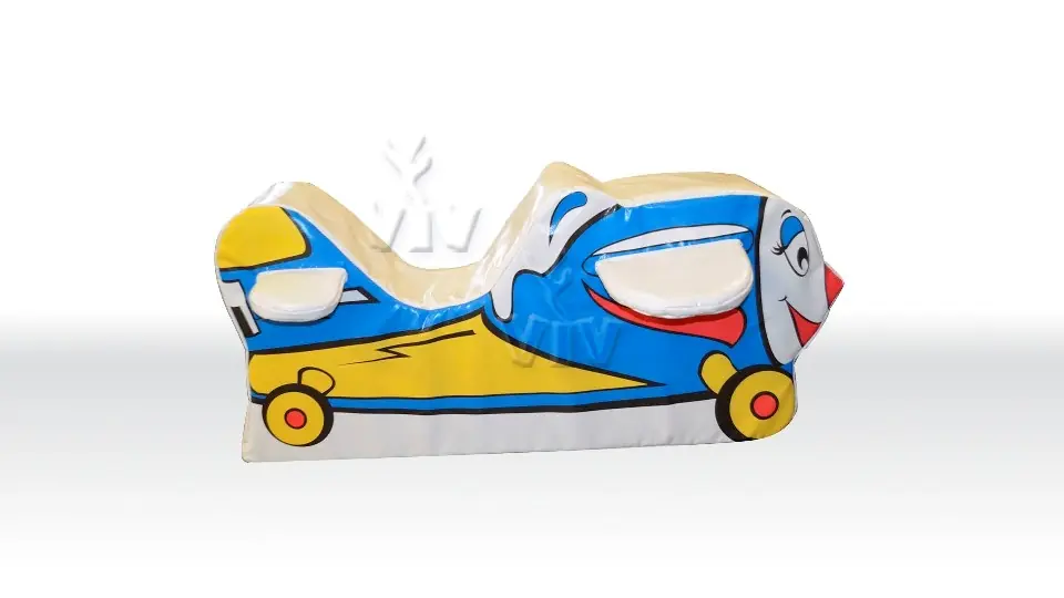 Air-plane foam soft play character for dry indoor play areas