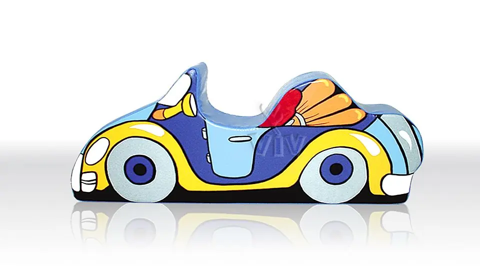 Car foam soft play character for dry indoor play areas