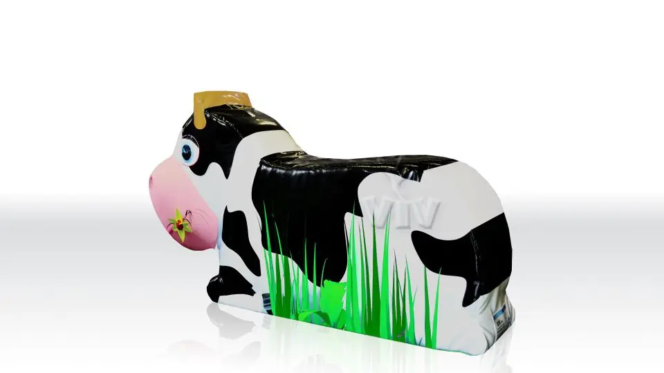 Cow foam soft play character for dry indoor play areas