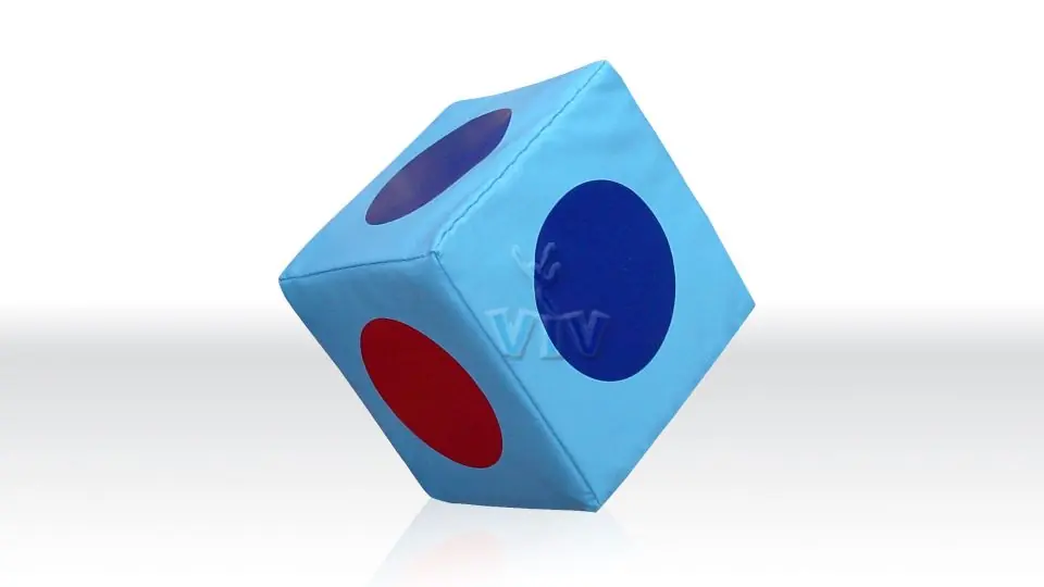 Cube 0.5 m foam soft play element for dry indoor play areas
