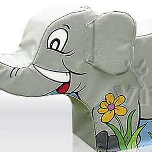 Elephant foam soft play character for dry indoor play areas
