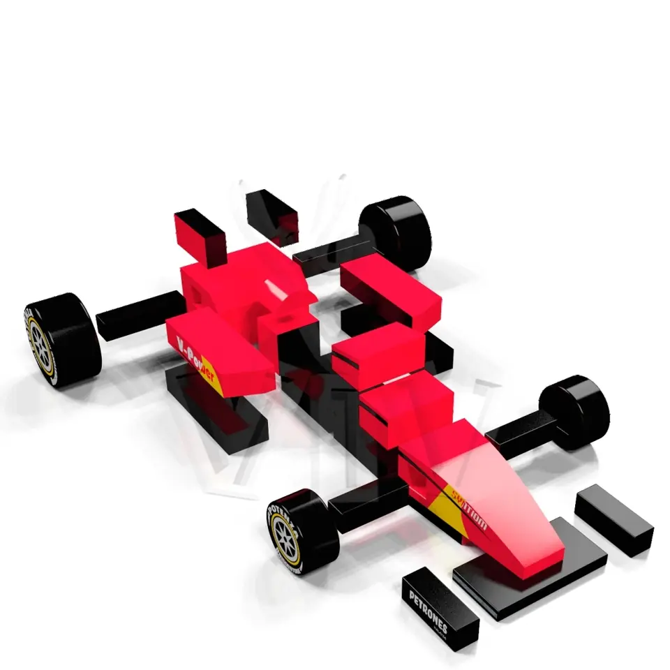 Formula 1 Figure foam soft play element for dry indoor play areas