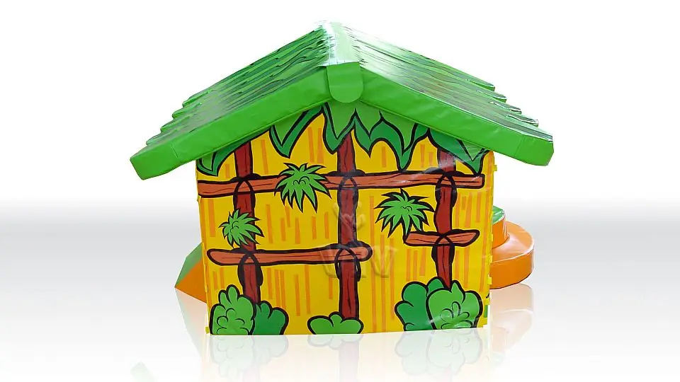 Jungle Hut foam soft play hut for dry indoor play areas