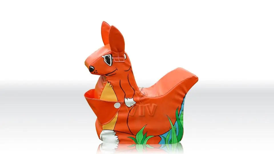 Kangaroo foam soft play character for dry indoor play areas