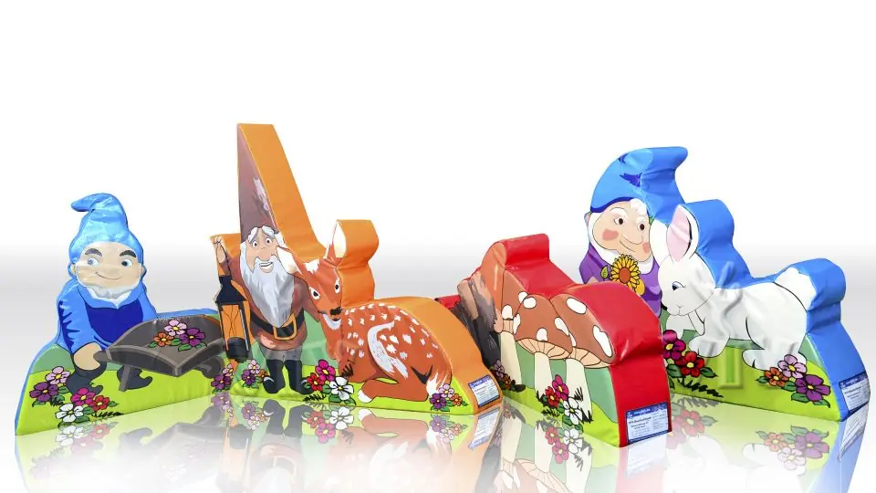 Gnomes Playground foam soft play playground structure for dry indoor play areas