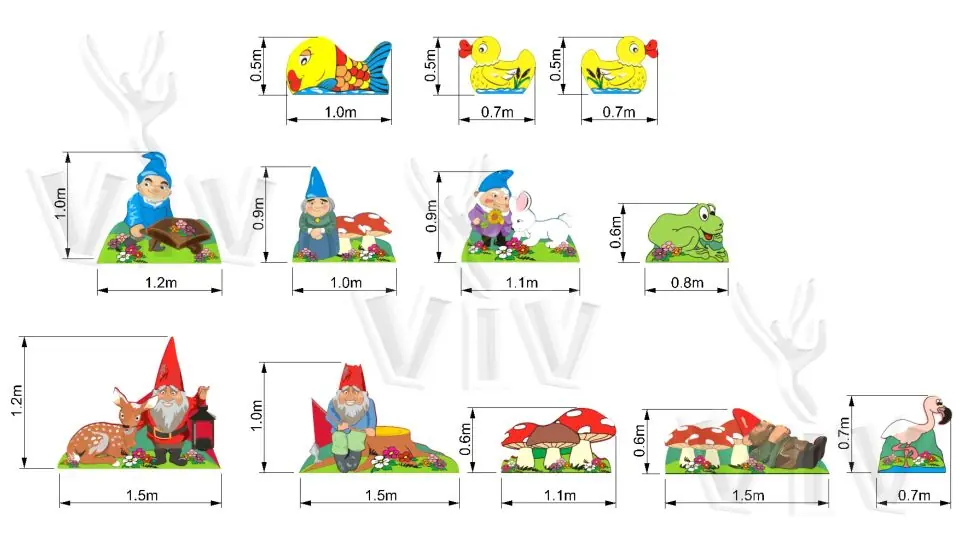 Gnomes Playground foam soft play playground structure for dry indoor play areas