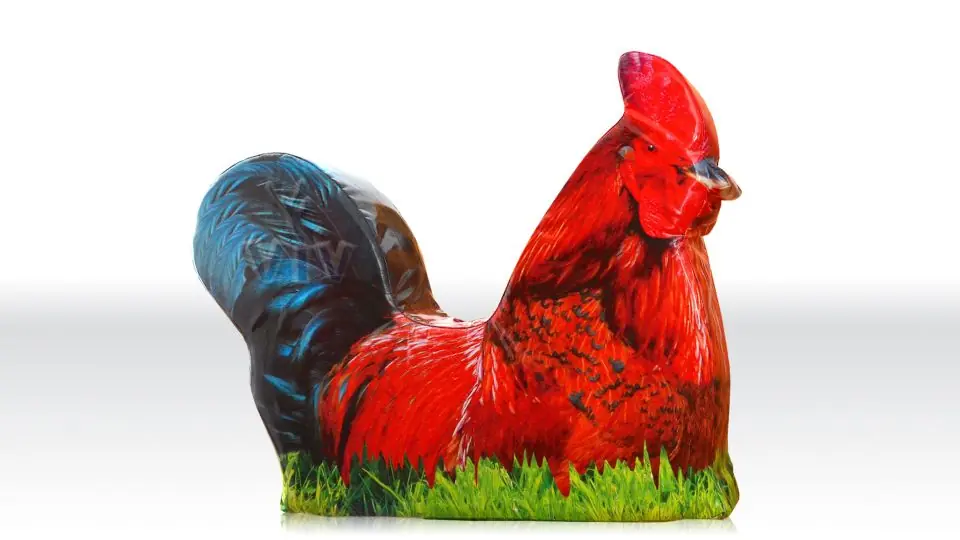 Rooster 2 foam soft play character for dry indoor play areas