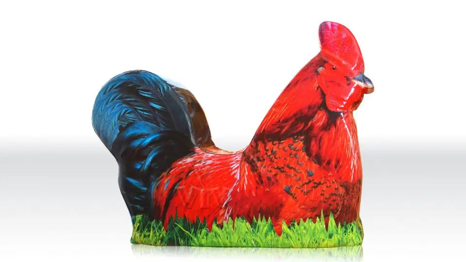 Rooster 2 foam soft play character for dry indoor play areas