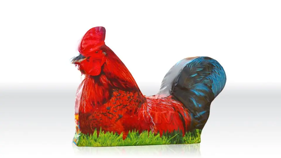 Rooster 2 foam soft play character for dry indoor play areas