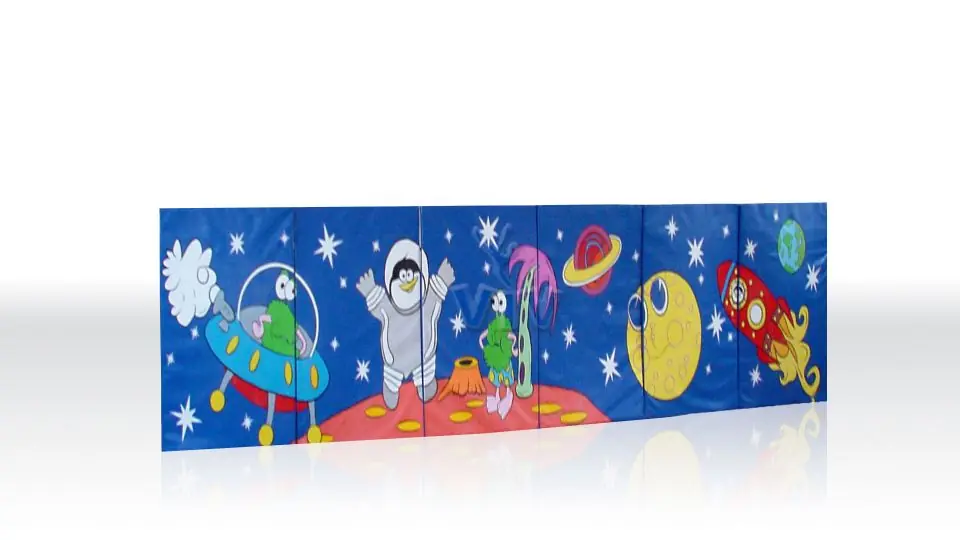 Space Safety Walls & Floor foam soft play element for dry indoor play areas