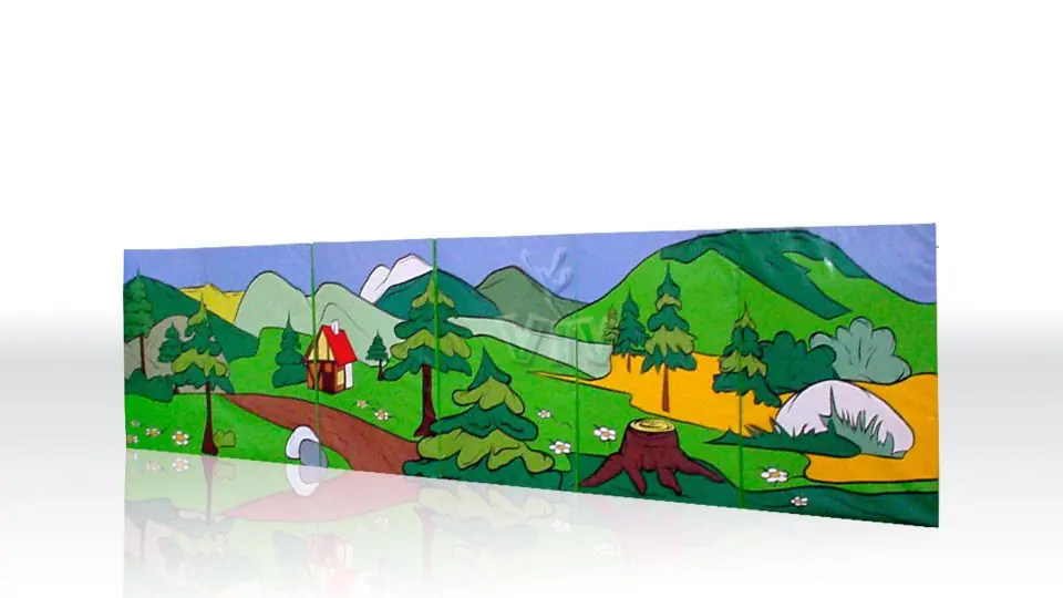 Tirol Safety Walls & Floor foam soft play element for dry indoor play areas