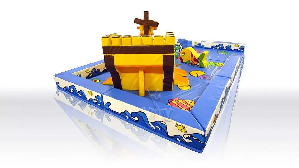 Sea Playground foam soft play playground structure for dry indoor play areas