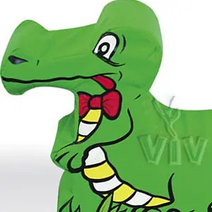 Crocodile foam soft play character for dry indoor play areas