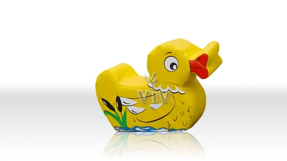 Duck foam soft play character for dry indoor play areas
