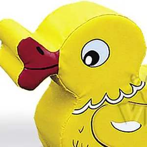 Duck foam soft play character for dry indoor play areas