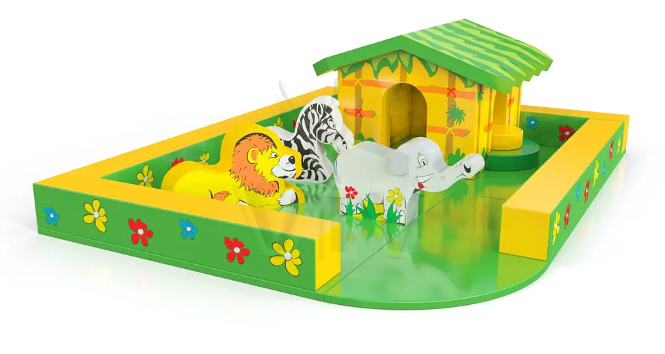Jungle Playground foam soft play playground structure for dry indoor play areas