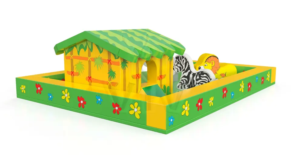 Jungle Playground foam soft play playground structure for dry indoor play areas