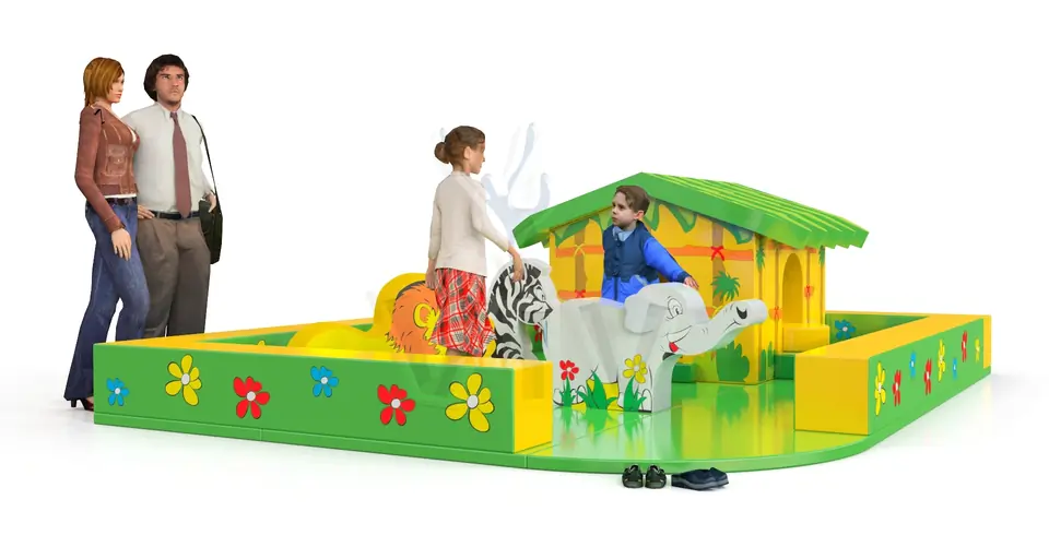 Jungle Playground foam soft play playground structure for dry indoor play areas