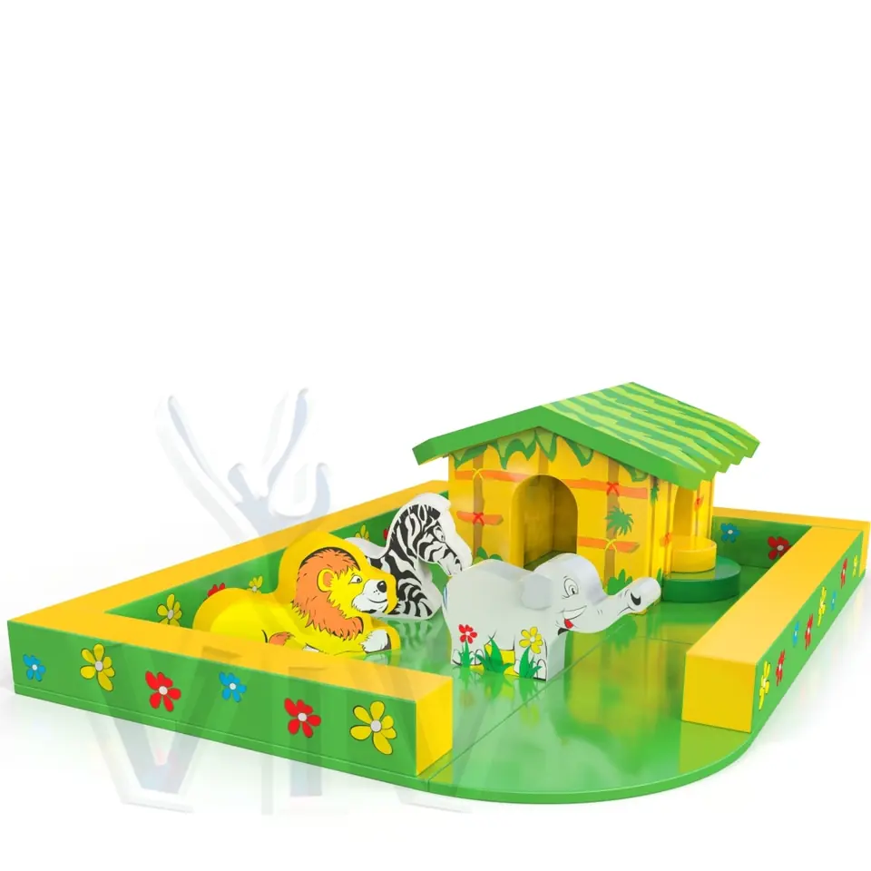 Jungle Playground foam soft play playground structure for dry indoor play areas