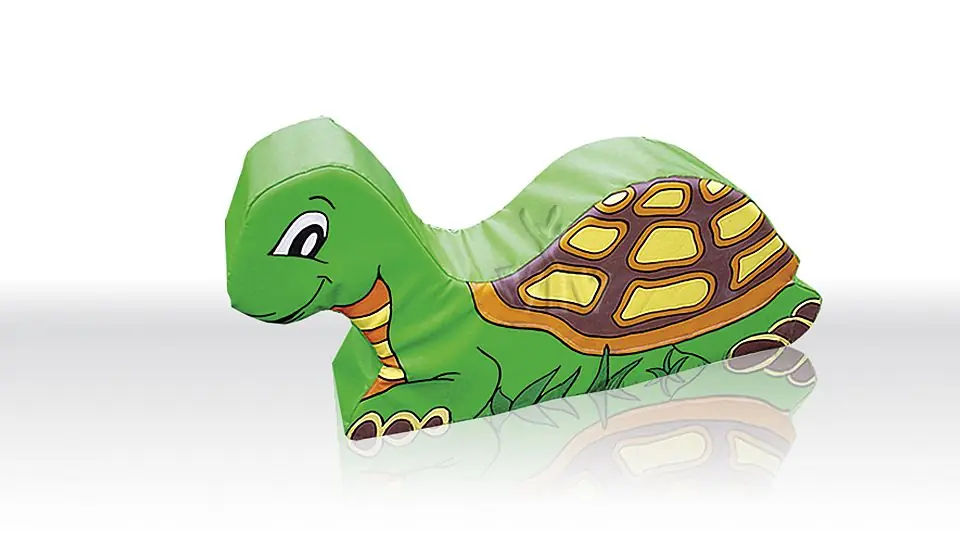 Turtle foam soft play character for dry indoor play areas