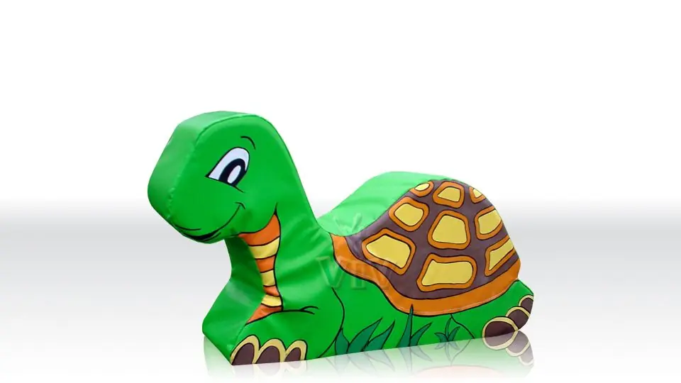 Turtle foam soft play character for dry indoor play areas