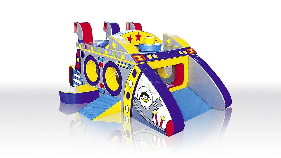 Space Ship Medium foam soft play hut for dry indoor play areas