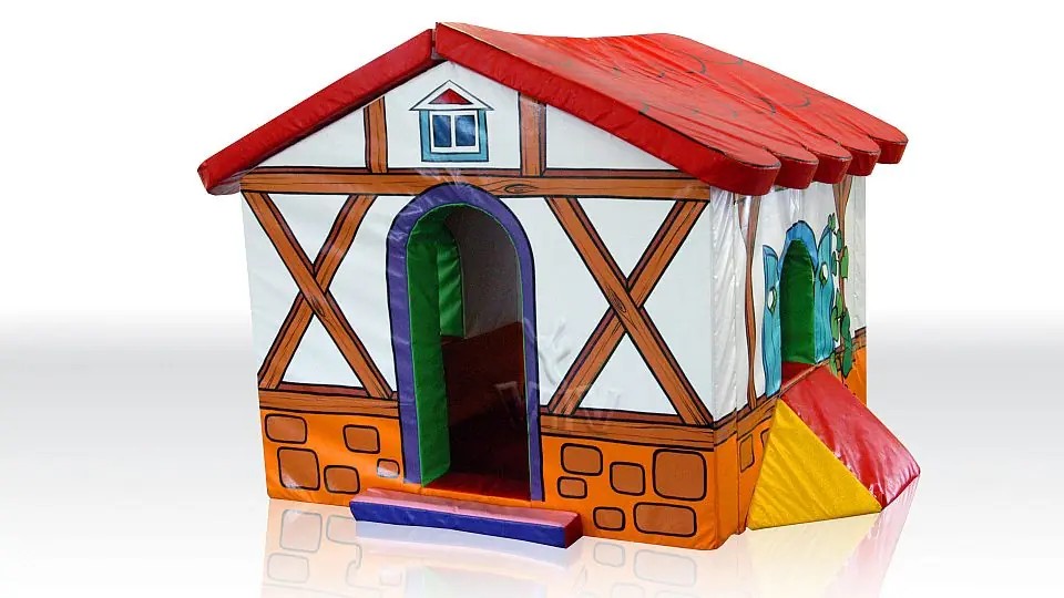 Tirol Hut foam soft play hut for dry indoor play areas