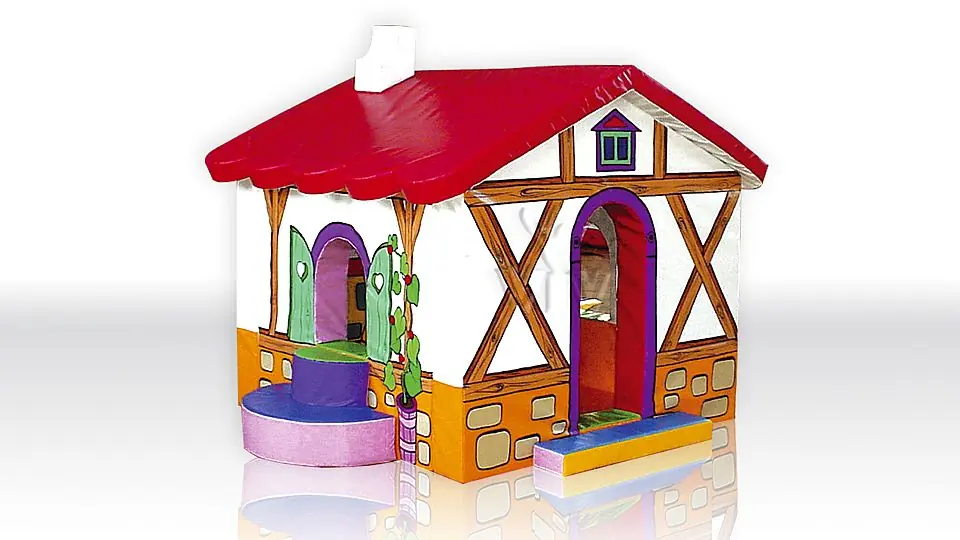 Tirol Hut foam soft play hut for dry indoor play areas