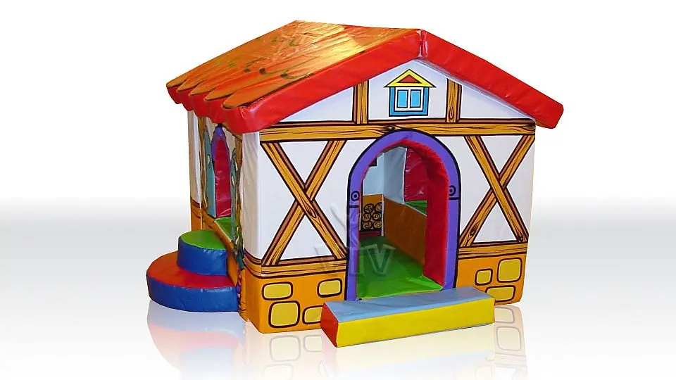 Tirol Hut foam soft play hut for dry indoor play areas