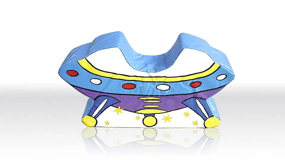 UFO foam soft play character for dry indoor play areas