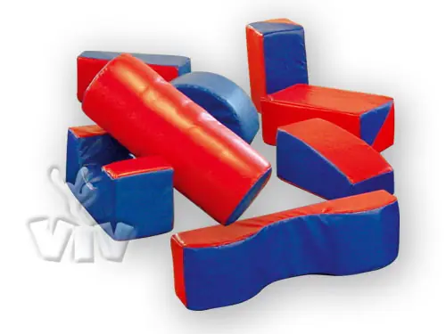 Blocks Set (10 pcs) foam soft play element for dry indoor play areas