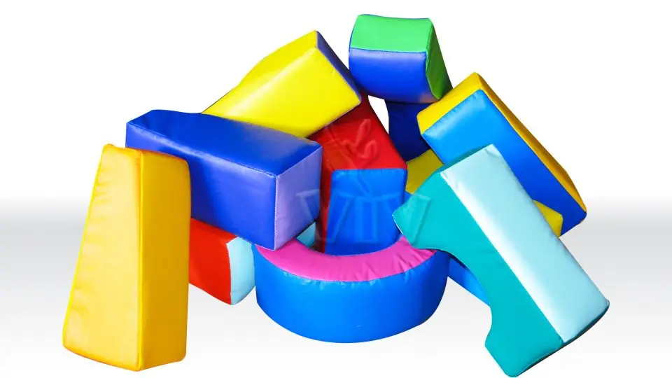 Blocks Set (10 pcs) foam soft play element for dry indoor play areas