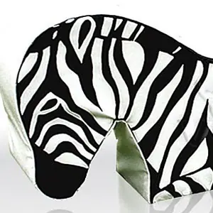 Zebra foam soft play character for dry indoor play areas