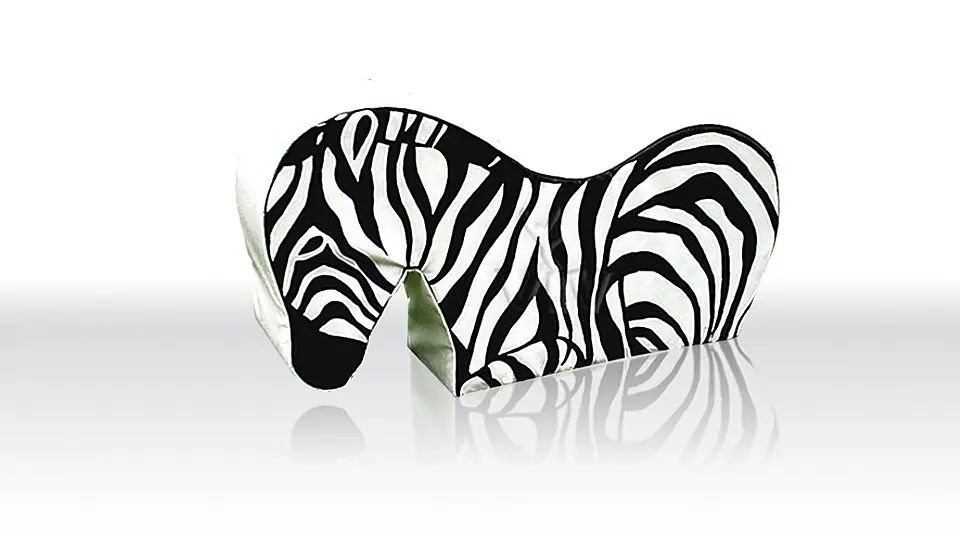 Zebra foam soft play character for dry indoor play areas