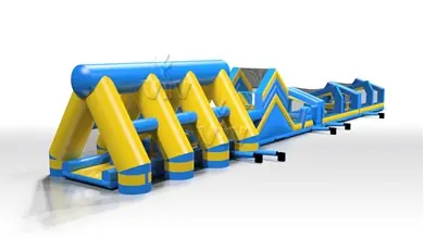 Obstacle course XXXL (Blue and Yellow) inflatable product