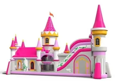 Slide Castle with Active Center - Castle Collection inflatable product