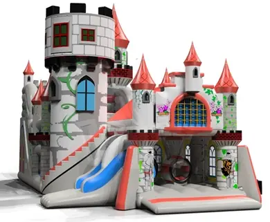 Slide Knight's Castle with Active Center - Knights Collection inflatable product