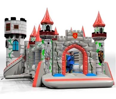 Slide the Lionheart with Active Center - Knights Collection inflatable product