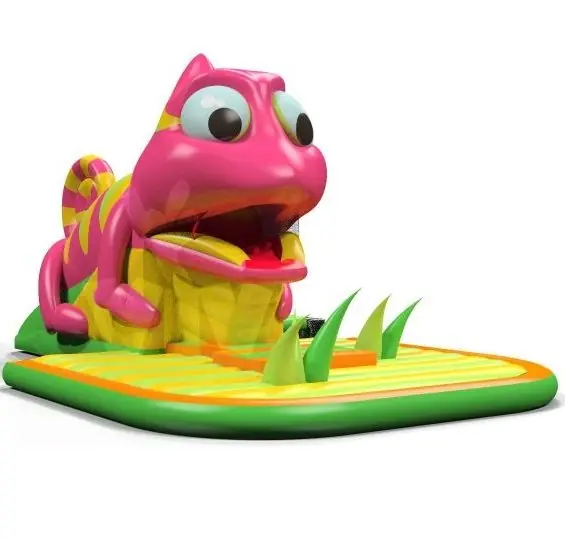Chameleon Big Bugs swallower inflatable slide