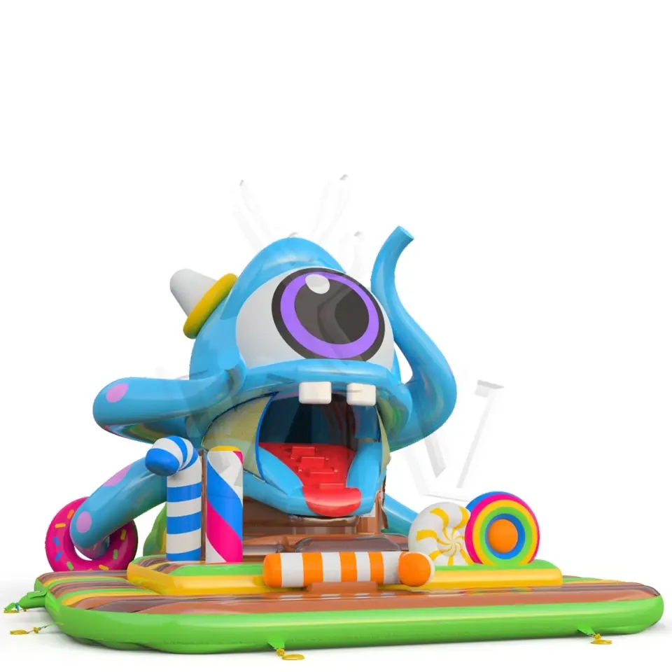 Monster Polymat swallower inflatable slide