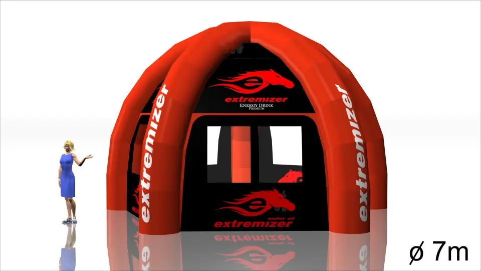Spider Tent Extremizer commercial promotional inflatable tent