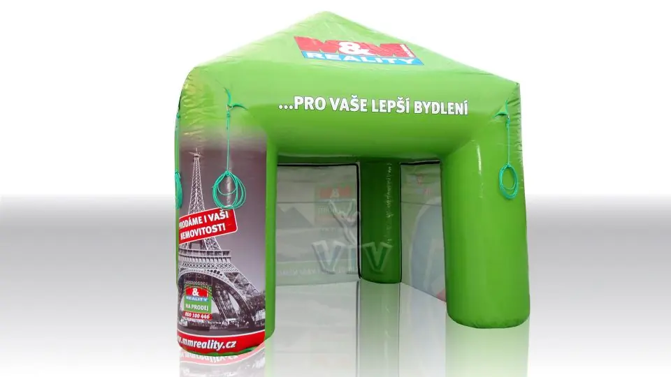 Square tent 3 x 3 m commercial promotional inflatable tent