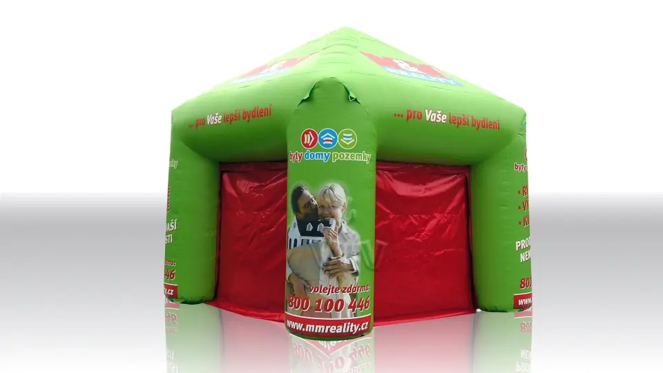 Square tent 3 x 3 m commercial promotional inflatable tent