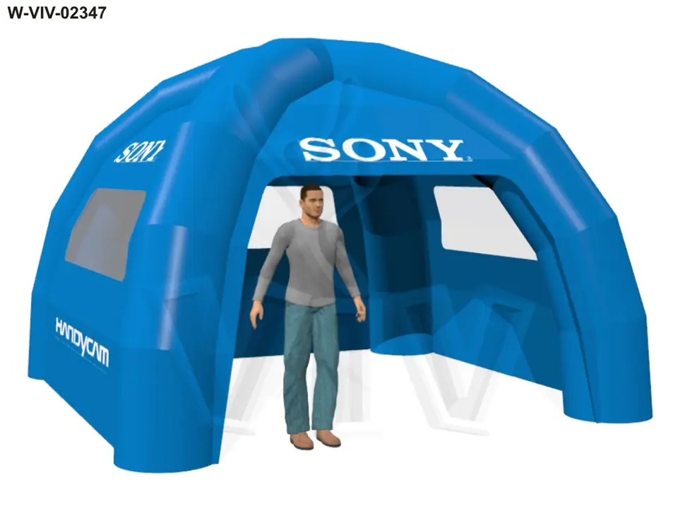 Tent 4 m 4 legs commercial promotional inflatable tent