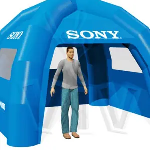 Tent 4 m 4 legs commercial promotional inflatable tent