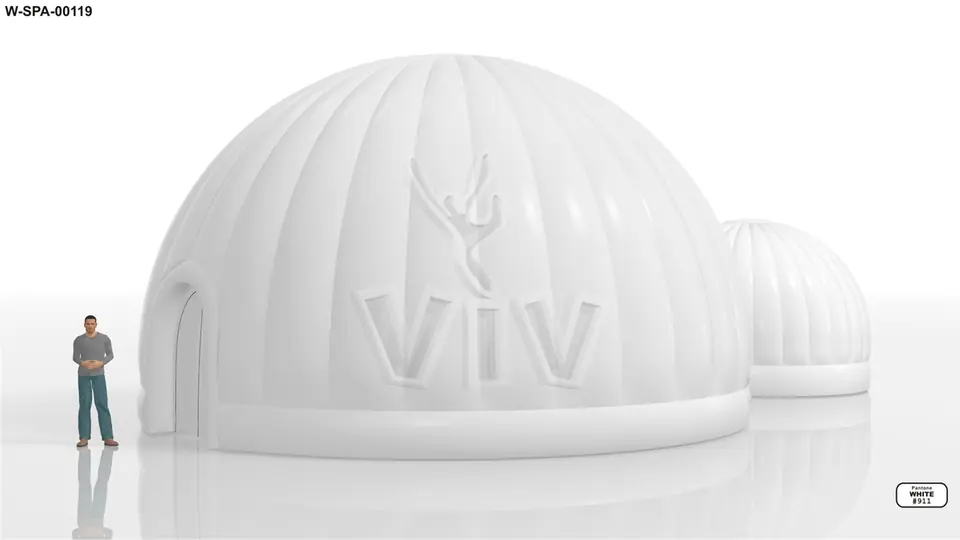 Tent Igloo 15.7 x 10 x 6.1 m commercial promotional inflatable tent