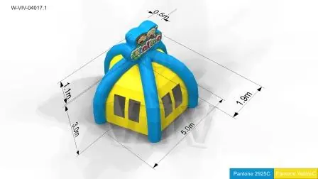 Tent Spider 5 x 4.1 m commercial promotional inflatable tent