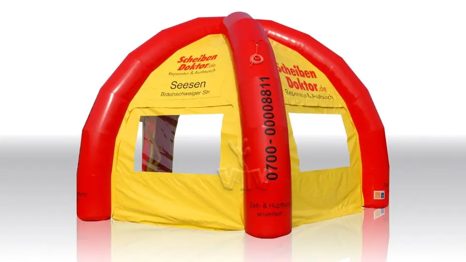 Tent Spider - External diameter 12 m commercial promotional inflatable tent