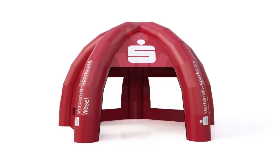 Tent Spider "Sparkasse" - Collection Sparkasse commercial promotional inflatable tent