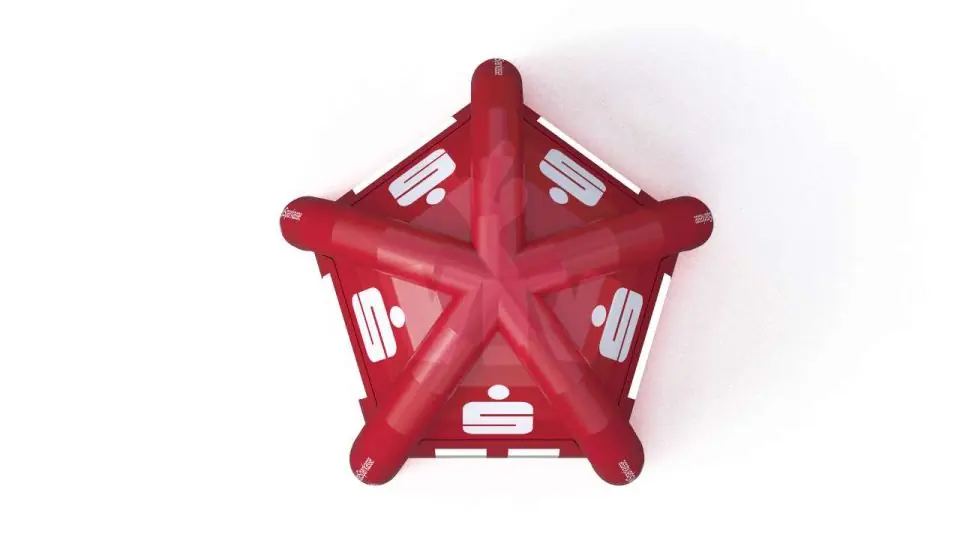 Tent Spider "Sparkasse" - Collection Sparkasse commercial promotional inflatable tent